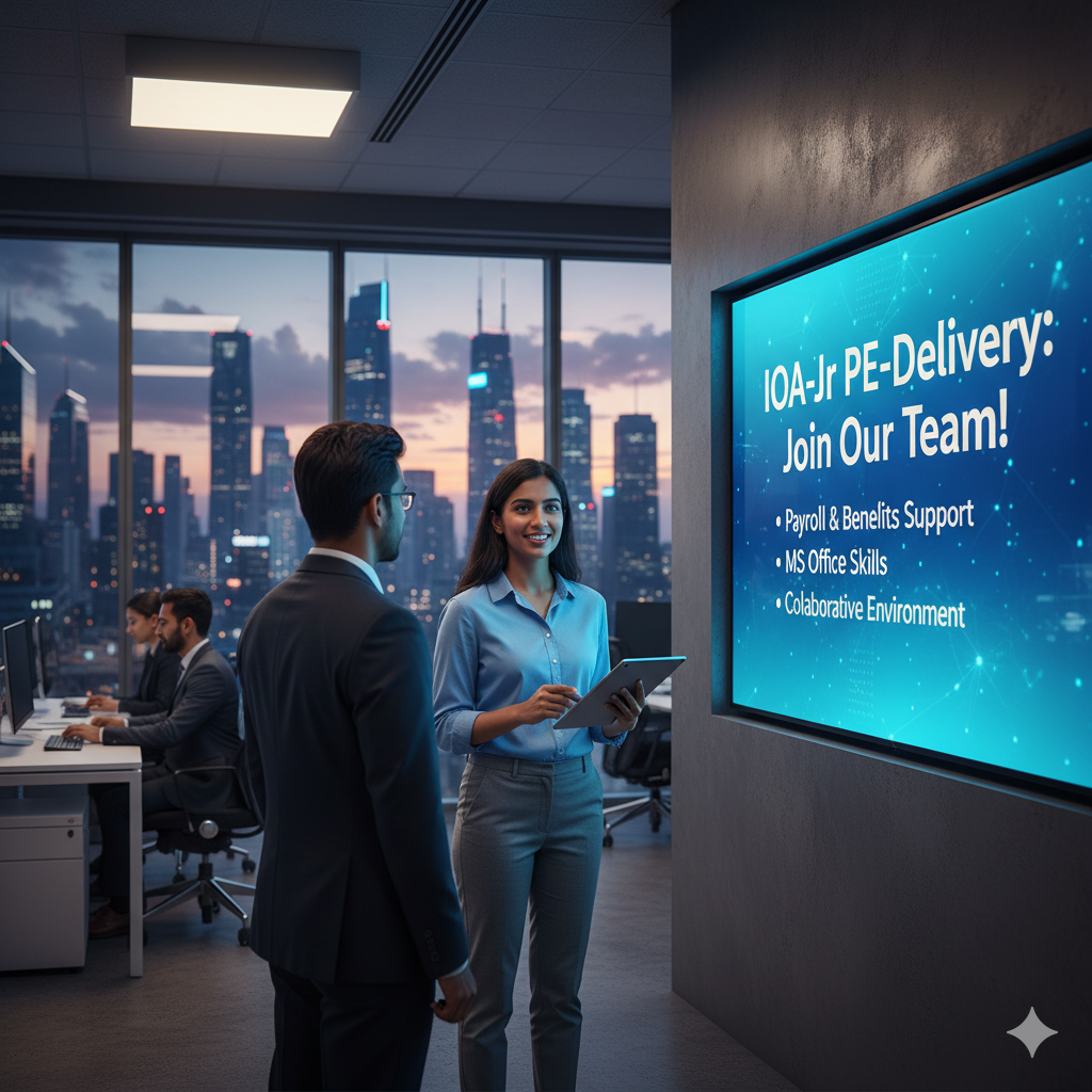 Kickstart Your Career: Join Cognizant as an IOA-Jr PE-Delivery Associate!