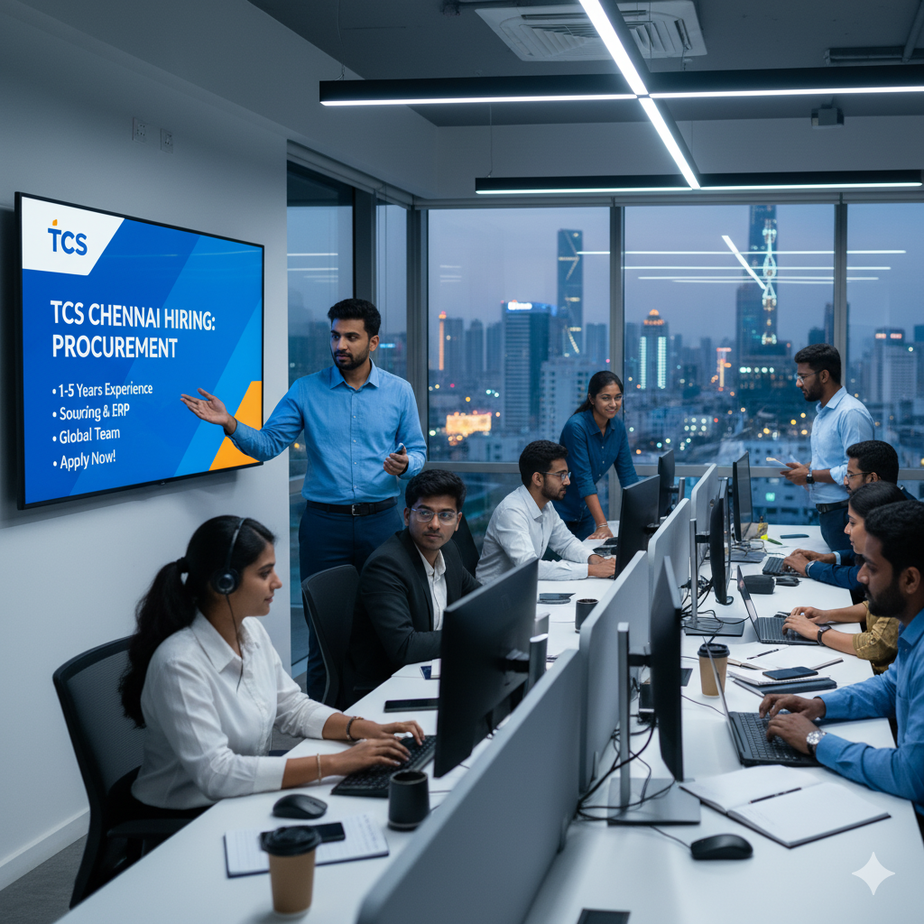 Drive Value: TCS Chennai is Hiring Procurement Professionals!